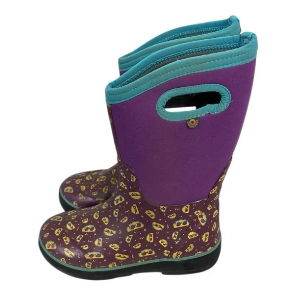Bogs Kids' Classic II Tacos Boots size 3 - Picture 5 of 7